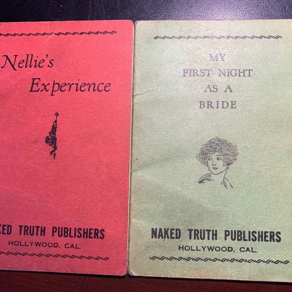 1940’s Nellie’s Experience & My First Night As a Bride Lot Hollywood Naked Truth